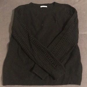 Black Knit Club Monaco Sweater